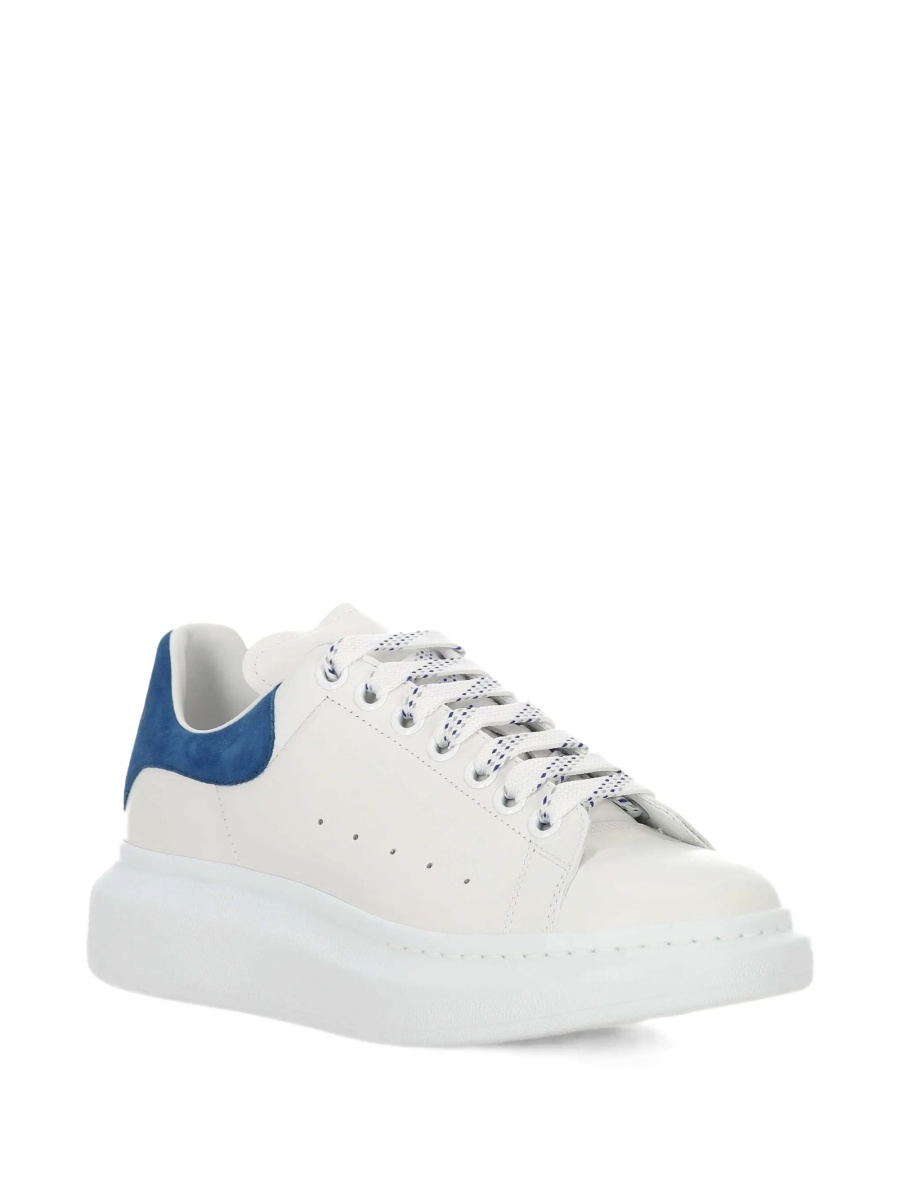 Sneakers Alexander McQueen albi din piele - Img 2