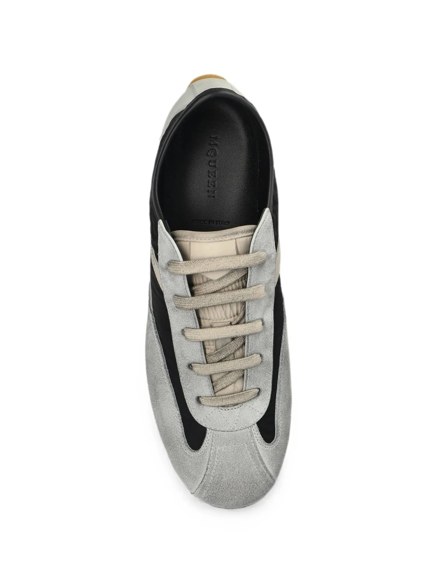 Sneakers Alexander McQueen gri din piele intoarsa - Img 6