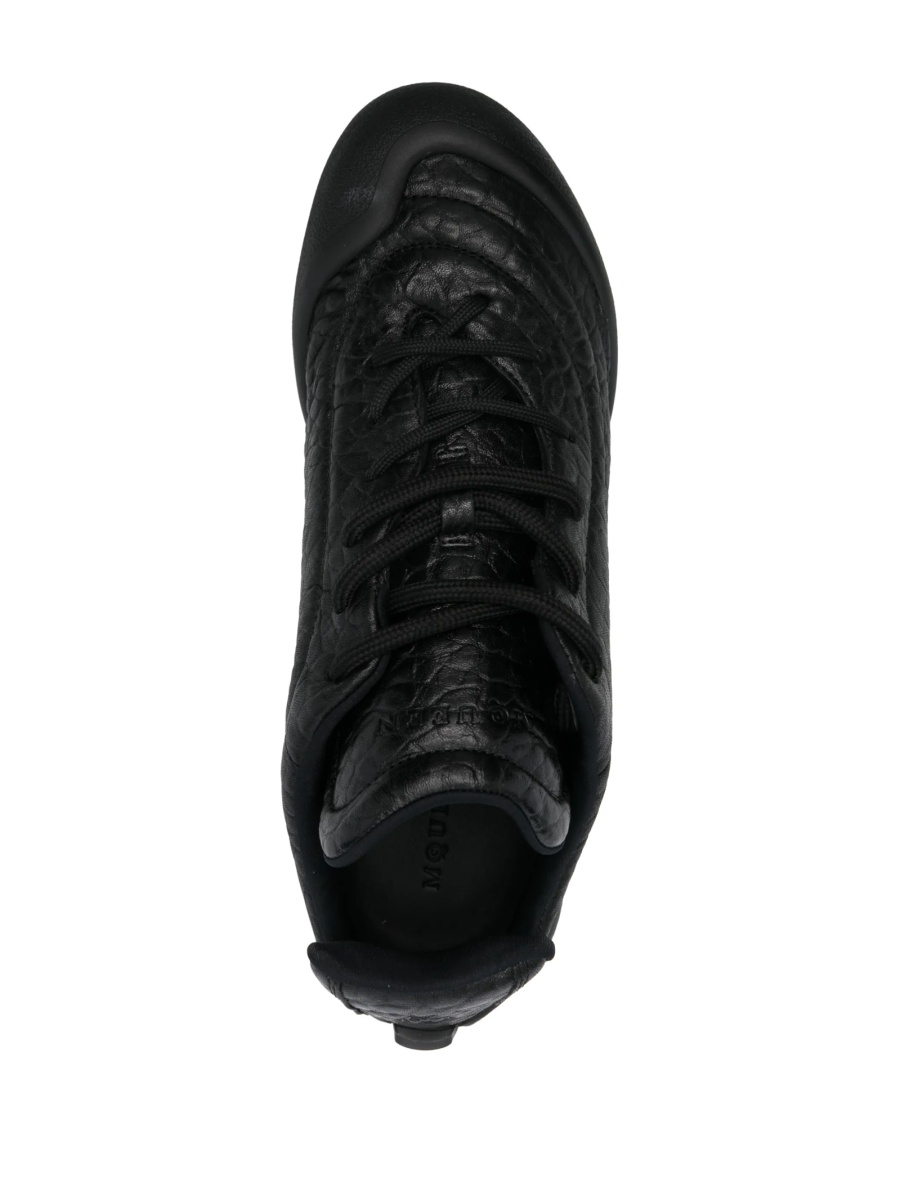 Sneakers Alexander McQueen negri din piele - Img 4