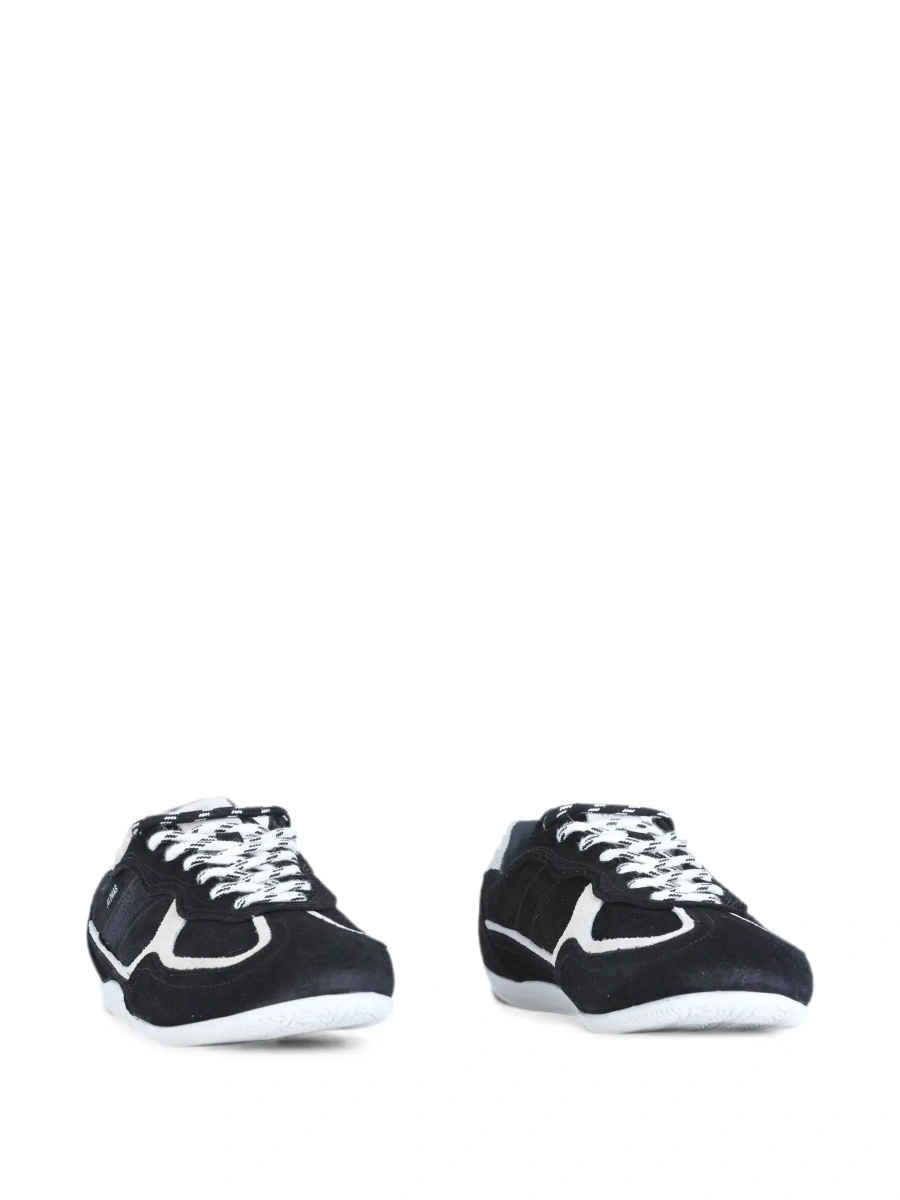 Sneakers Alohas negri din piele intoarsa - Img 5