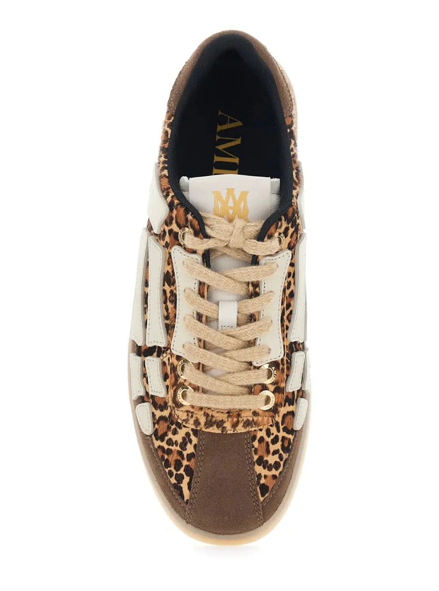 Sneakers AMIRI maro din piele intoarsa - Img 4