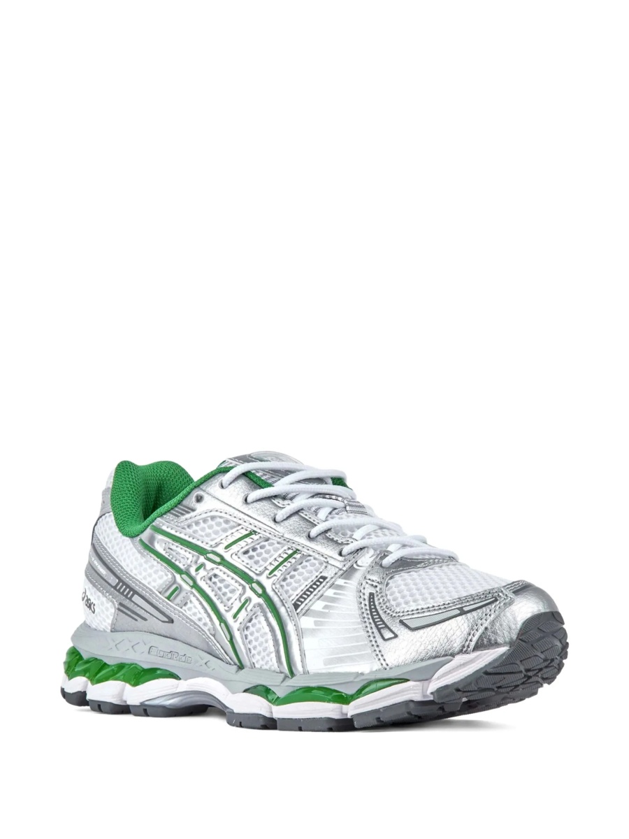 Sneakers ASICS albi din material textil si poliuretan - Img 2