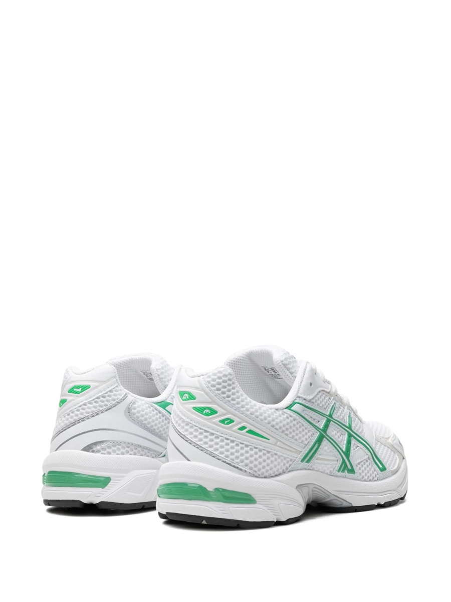 Sneakers ASICS albi din material textil - Img 3
