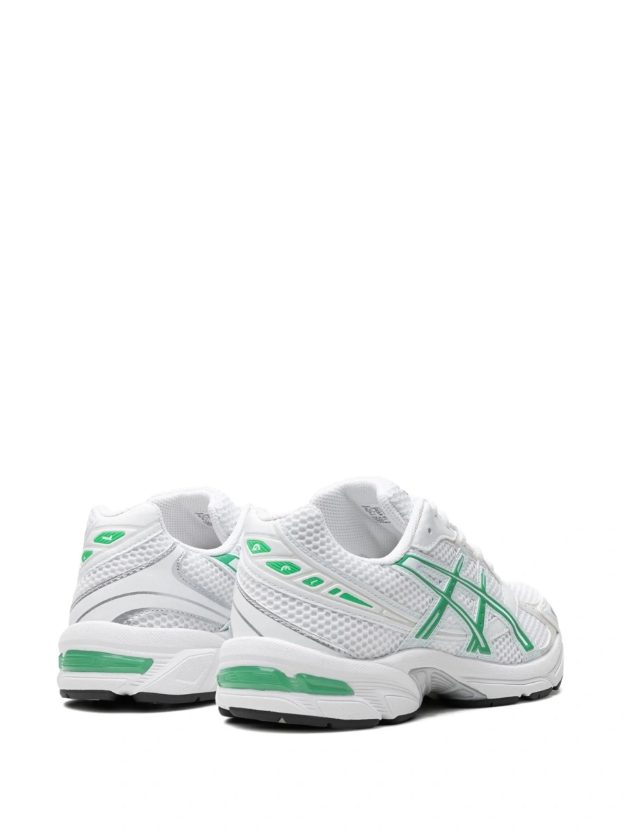 Sneakers ASICS albi din material textil - Img 3