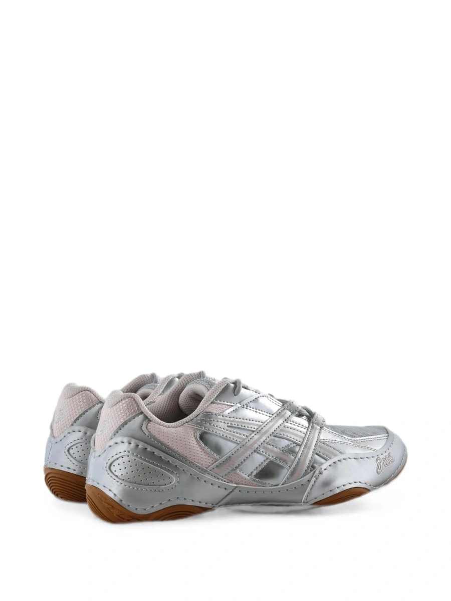Sneakers ASICS argintii din poliuretan - Img 3