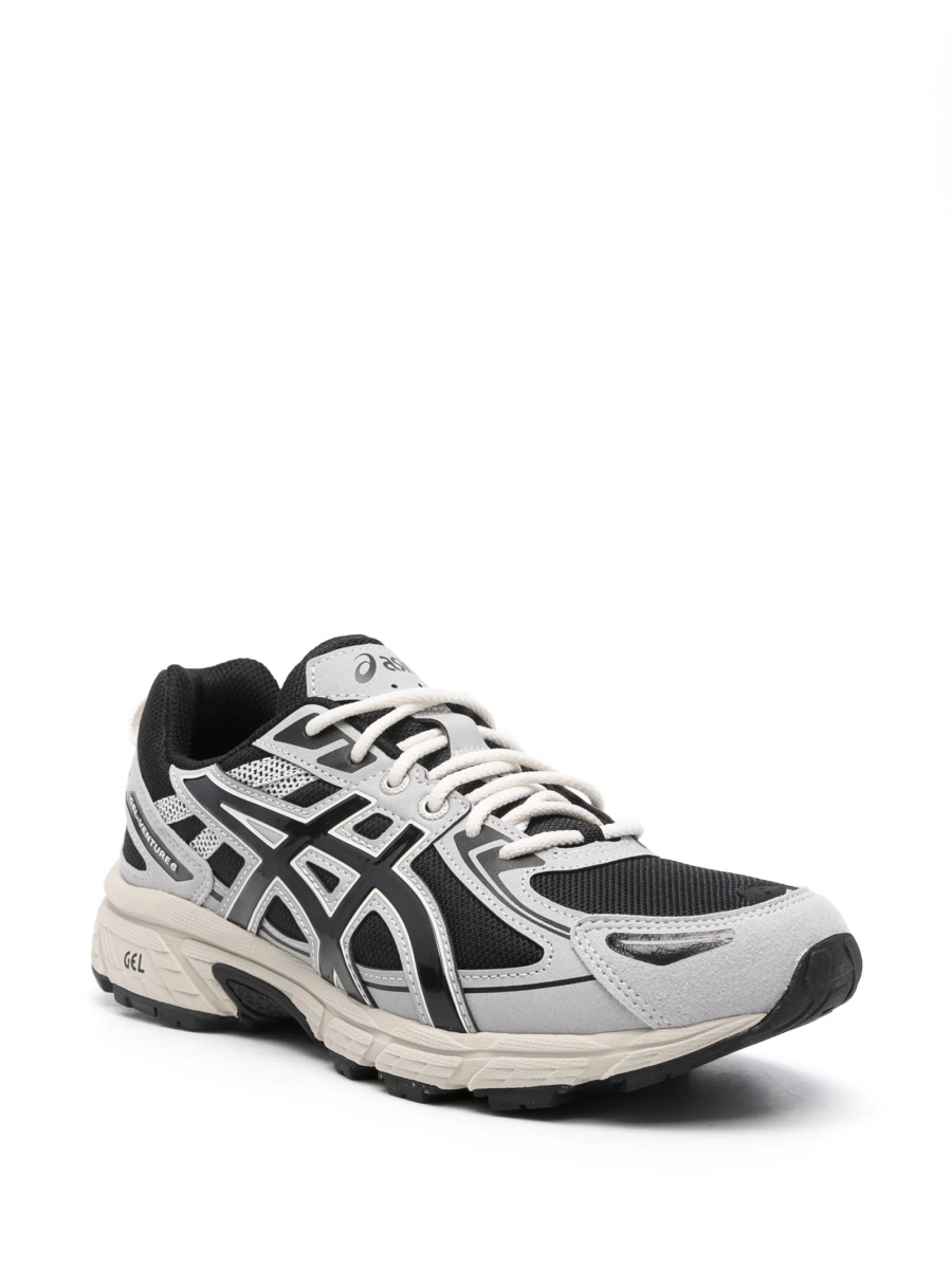 Sneakers ASICS negri din material textil si polyester - Img 2