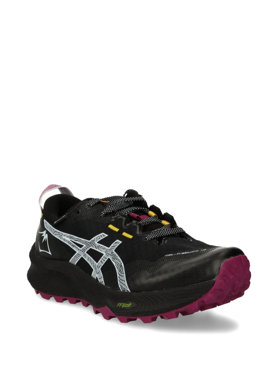 Sneakers ASICS negri din material textil - Img 2