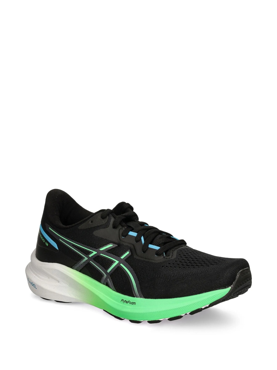 Sneakers ASICS negri din poliuretan si material textil - Img 2