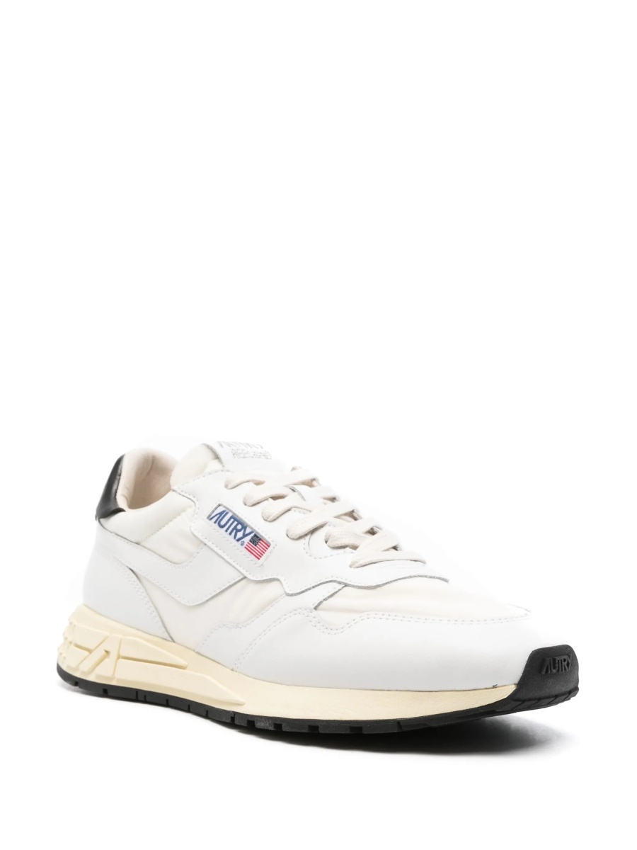 Sneakers AUTRY albi din nylon si piele - Img 2