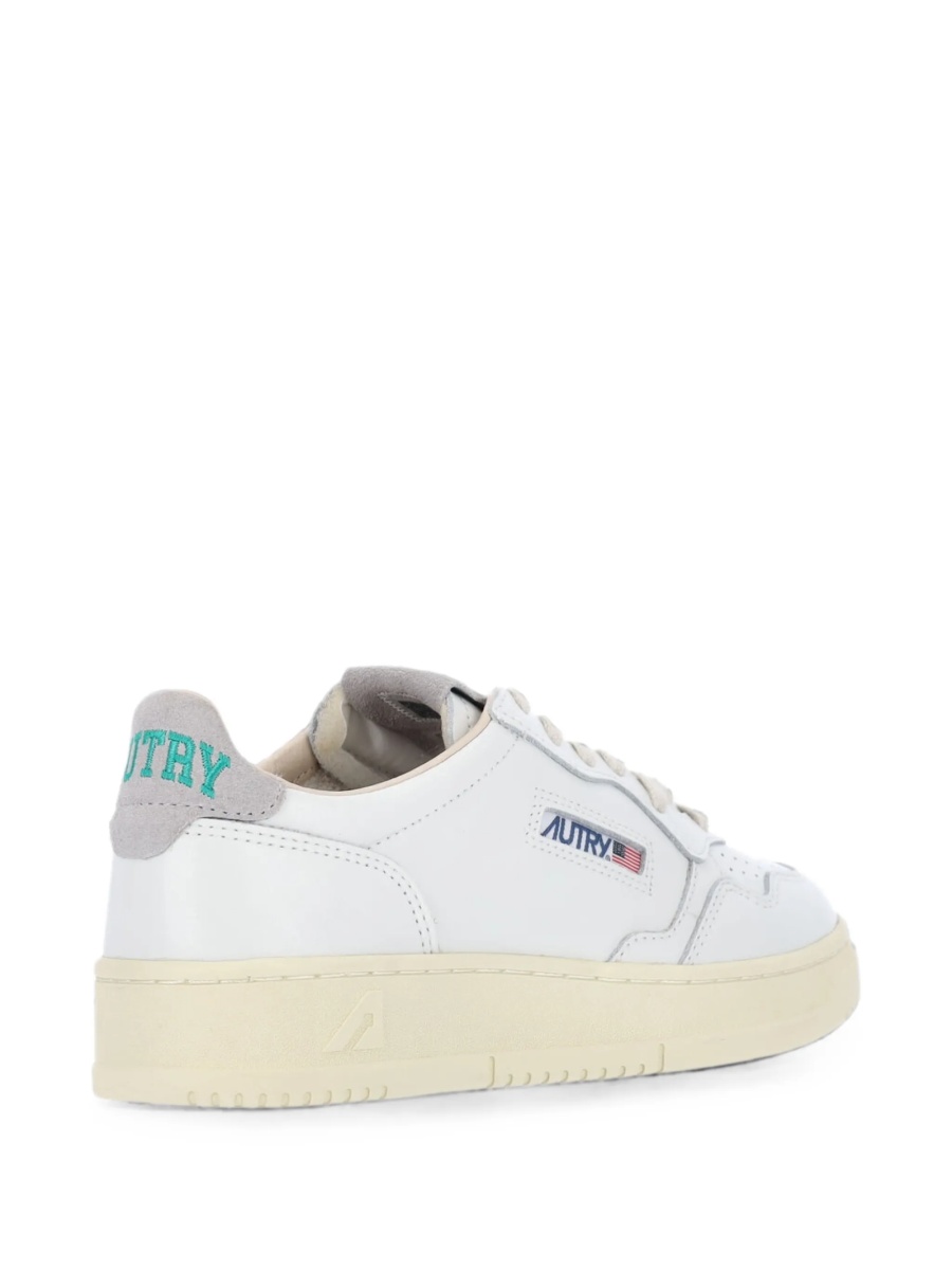 Sneakers AUTRY albi din piele intoarsa si piele - Img 3