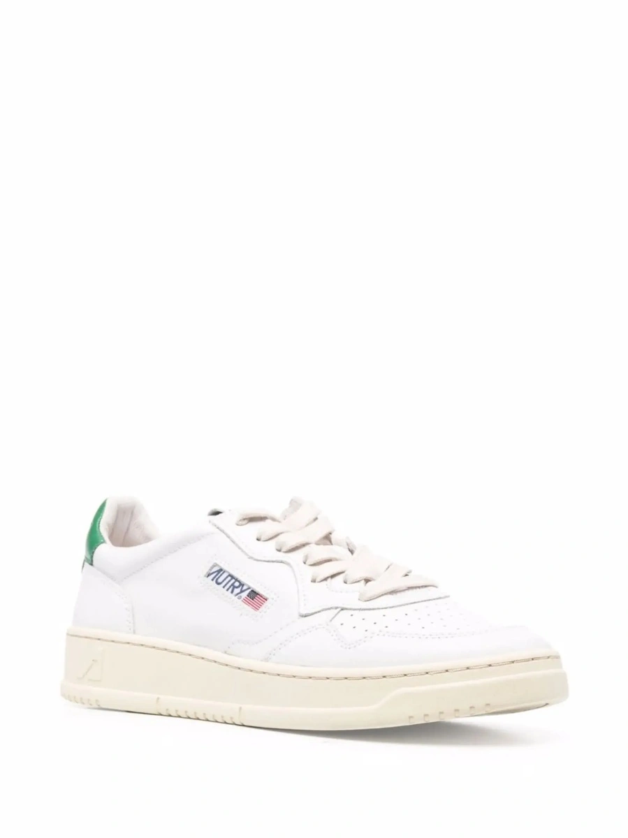 Sneakers AUTRY albi din piele 'Medalist Low' - Img 4