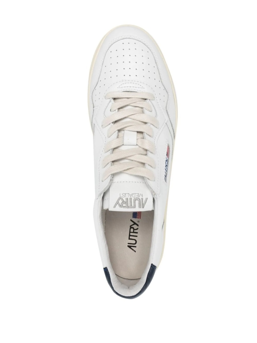 Sneakers AUTRY albi din piele - Img 4