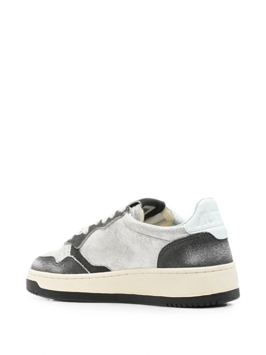 Sneakers AUTRY argintii din piele - Img 3