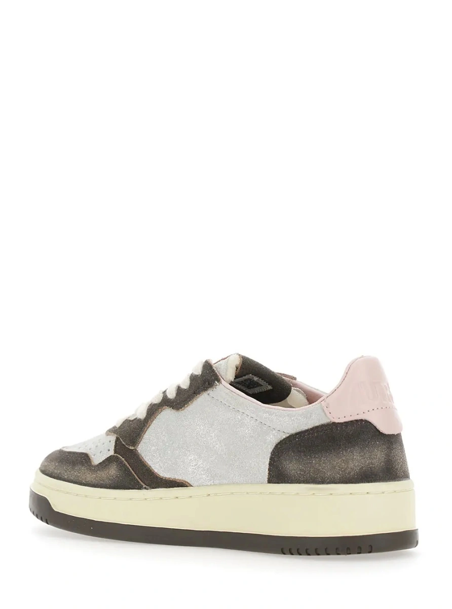 Sneakers AUTRY maro din piele intoarsa 'Medalist LS' - Img 3