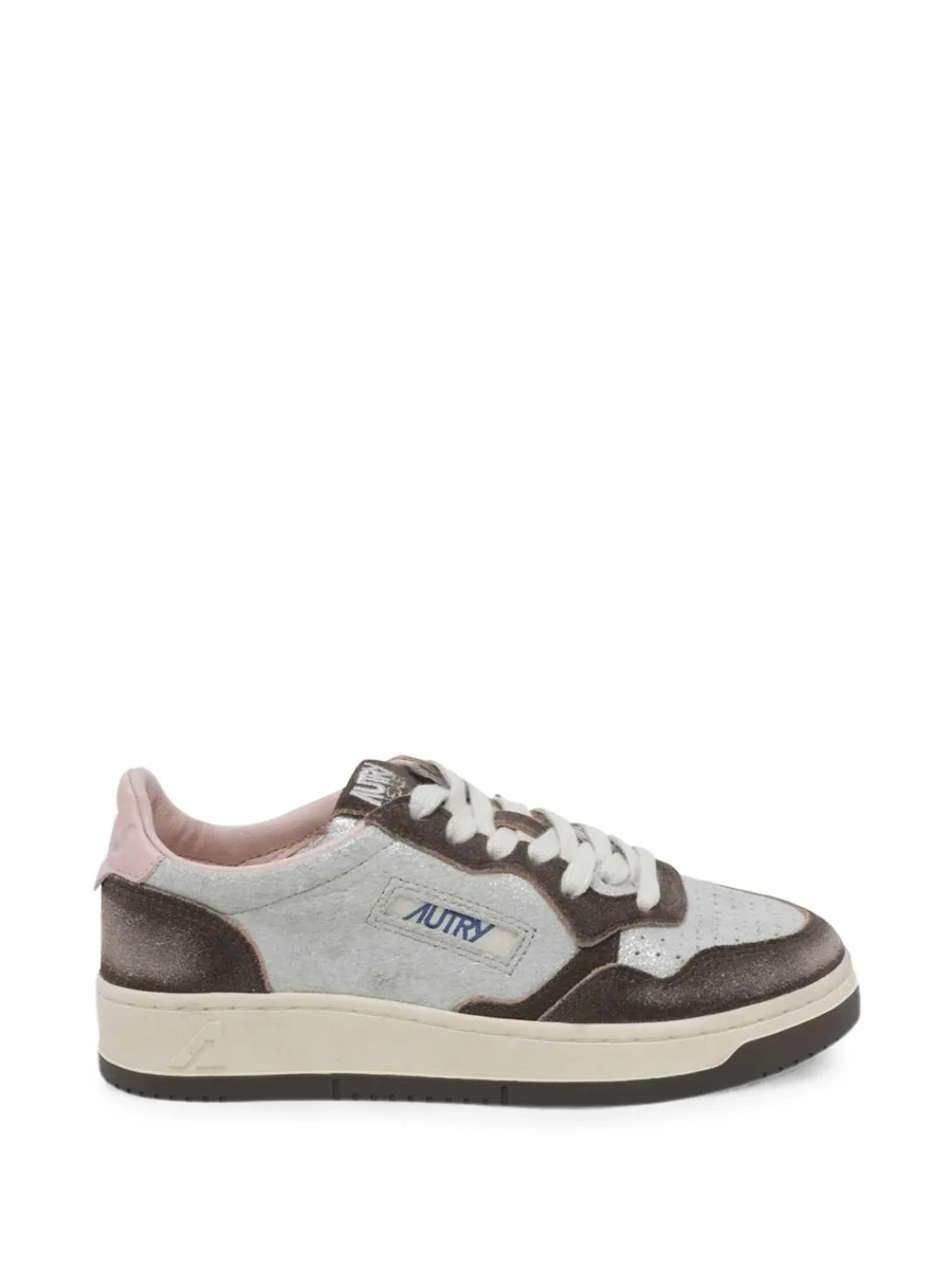 Sneakers AUTRY maro din piele intoarsa 'Medalist LS' - Img 8