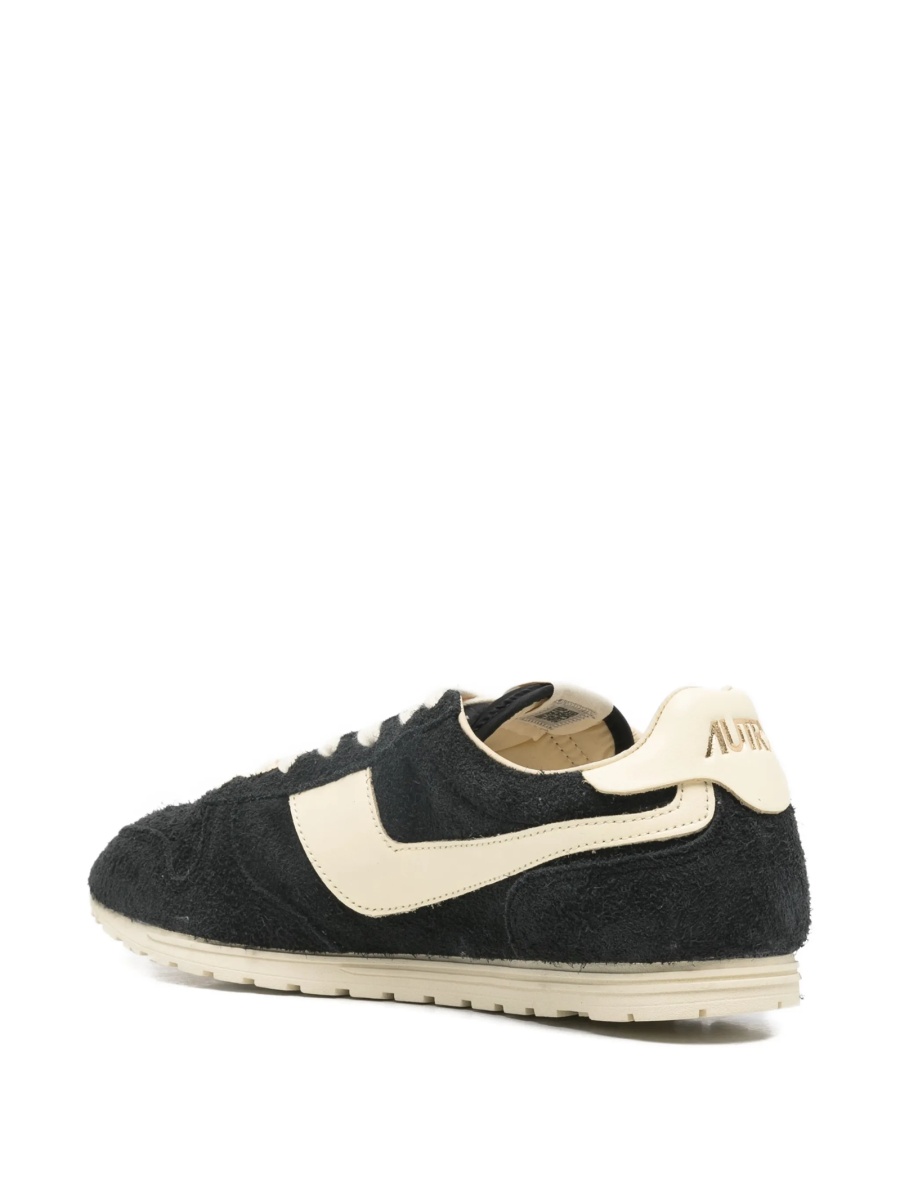 Sneakers AUTRY negri din piele intoarsa si piele - Img 3