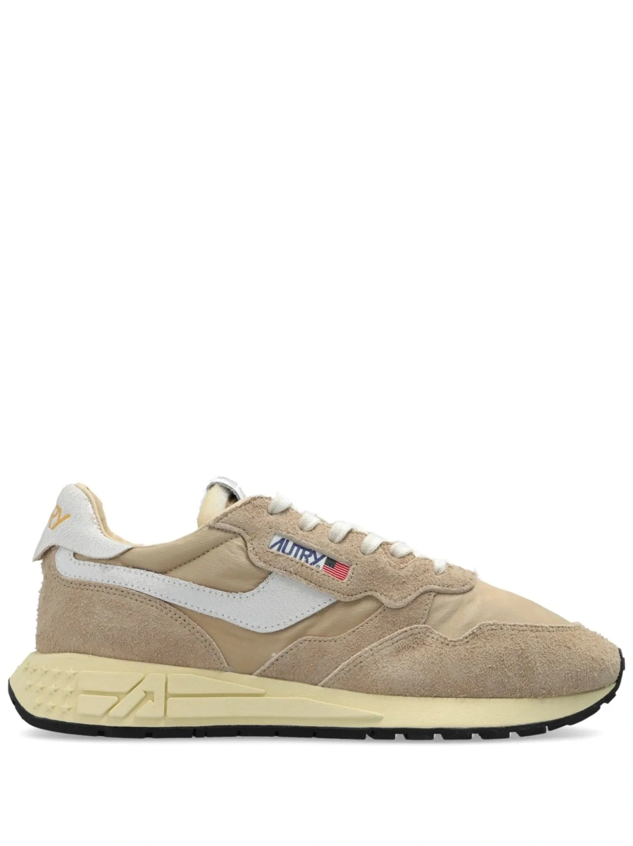 Sneakers AUTRY negri din piele si textil - Img 9
