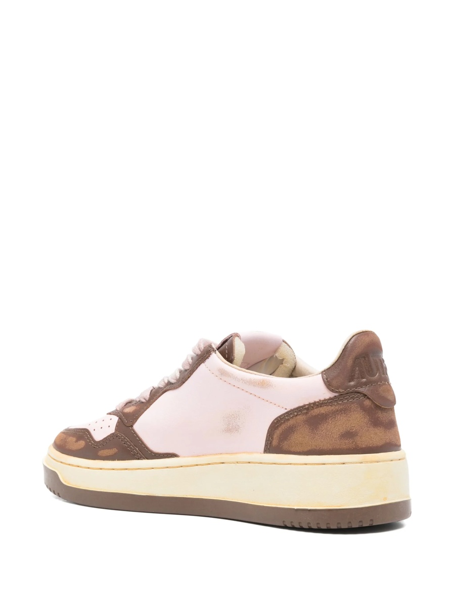 Sneakers AUTRY roz din piele - Img 3