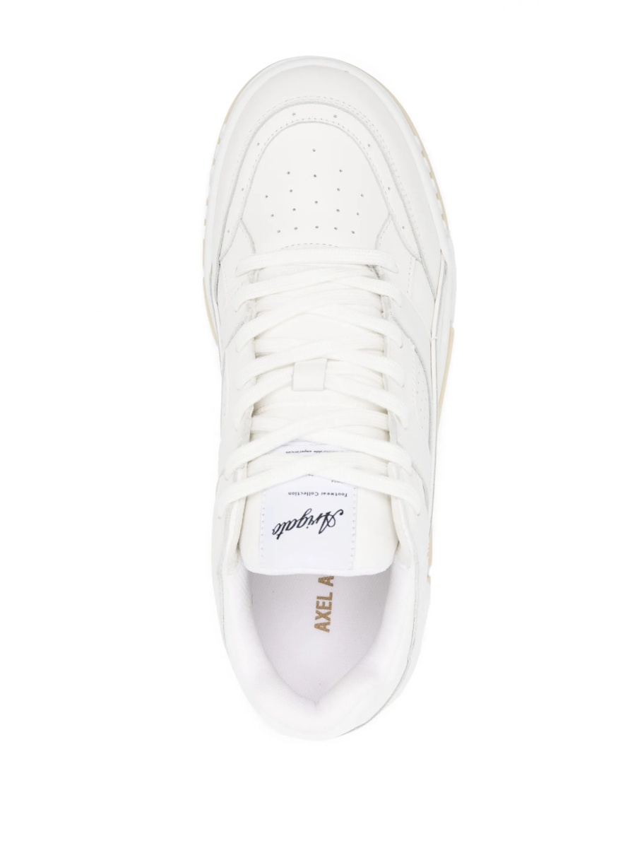 Sneakers AXEL ARIGATO albi din material textil si piele - Img 4