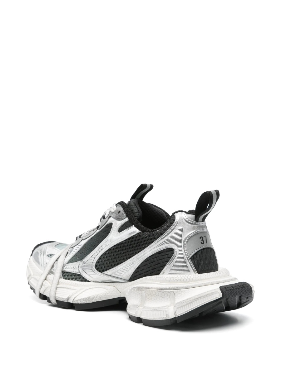 Sneakers Balenciaga 3XL argintii din poliuretan si material textil - Img 3