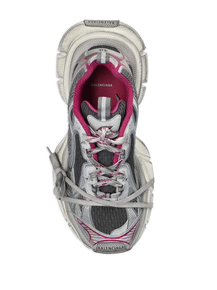 Sneakers Balenciaga 3XL gri din polyester si poliuretan - Img 4