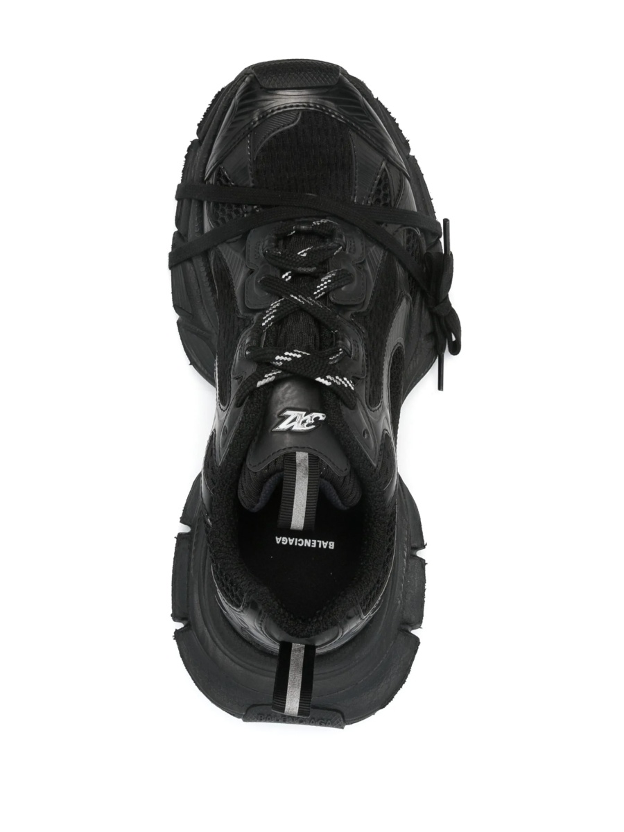Sneakers Balenciaga 3XL negri din material textil - Img 4