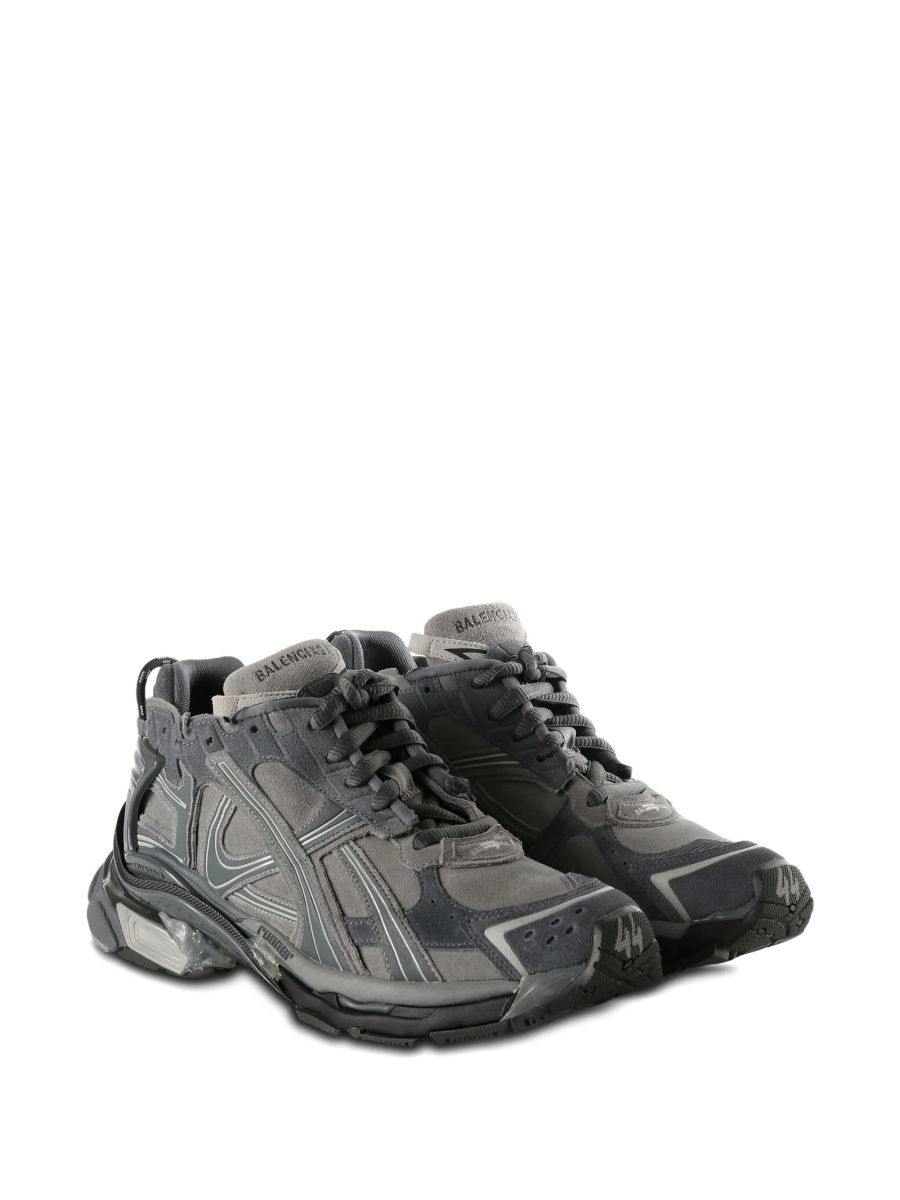 Sneakers Balenciaga gri din poliuretan si polyester - Img 2