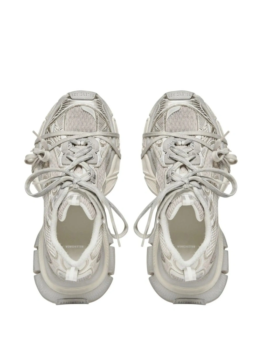Sneakers Balenciaga gri din tesatura tehnica '3XL' - Img 6