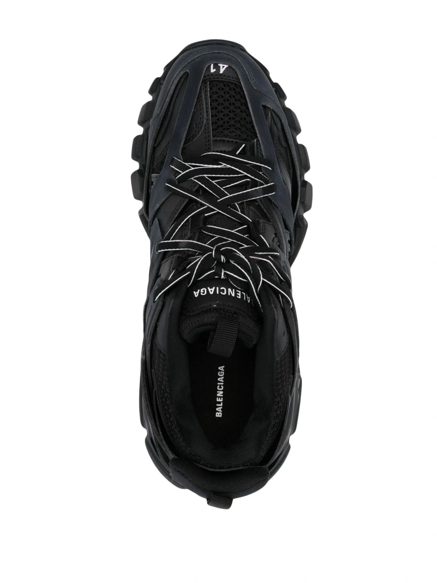 Sneakers Balenciaga track negri din polyester si poliuretan - Img 4