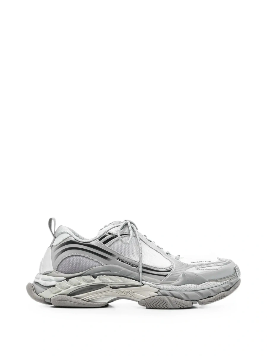 Sneakers Balenciaga 'Triple S' gri din piele - Img 8