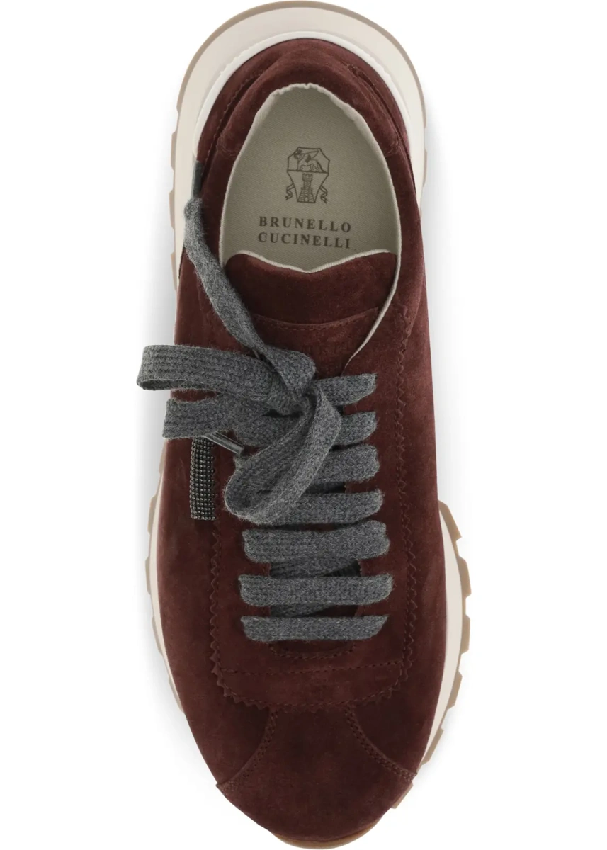 Sneakers Brunello Cucinelli rosii - Img 4