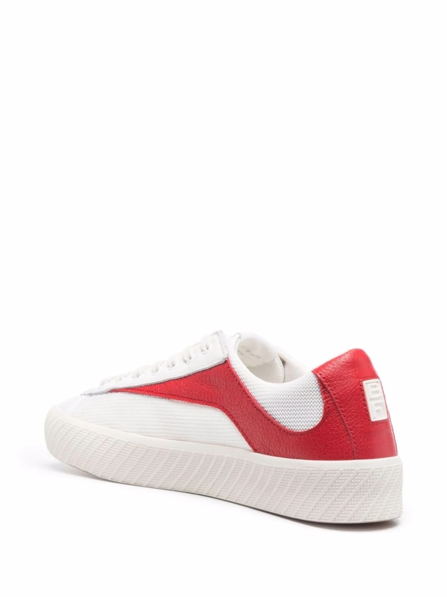 Sneakers BY FAR albi din piele - Img 3