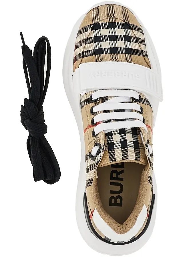 Sneakers Check cotton sneakers - Img 4
