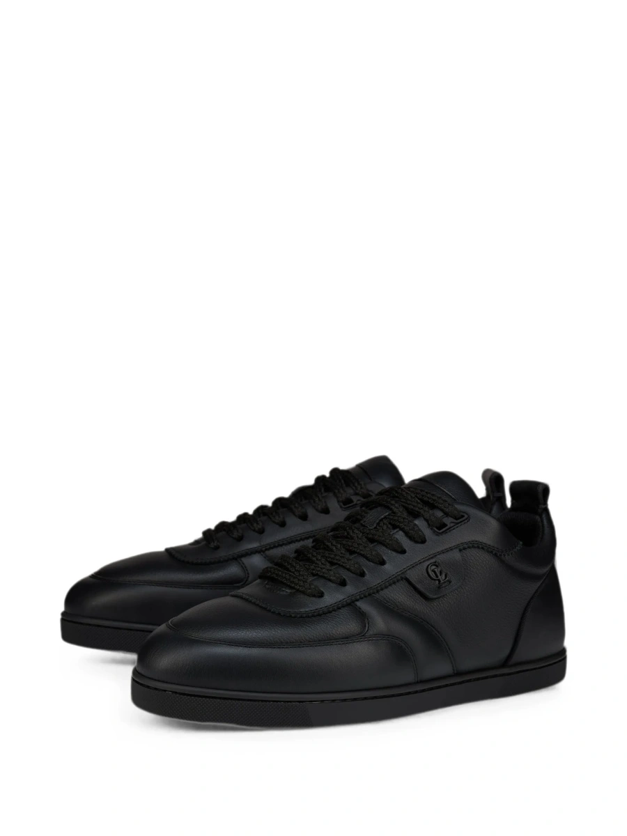 Sneakers Christian Louboutin negri din piele - Img 2
