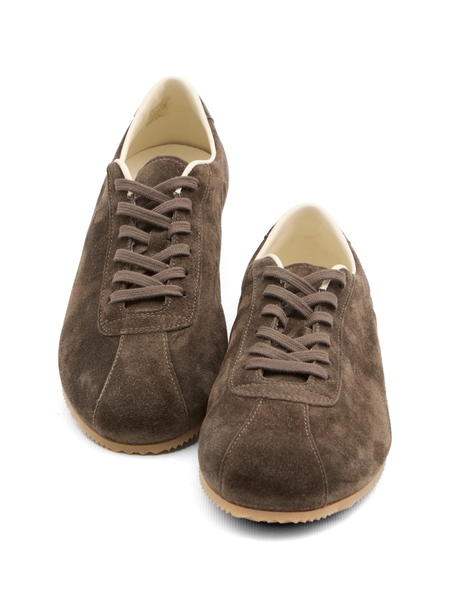 Sneakers Common Projects maro din piele intoarsa - Img 5