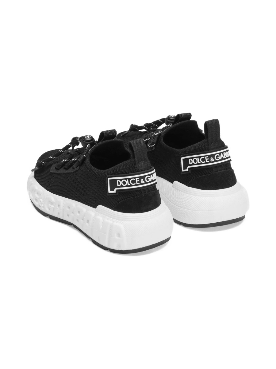 Sneakers Dolce &amp; Gabbana negri din polyester si piele - Img 3