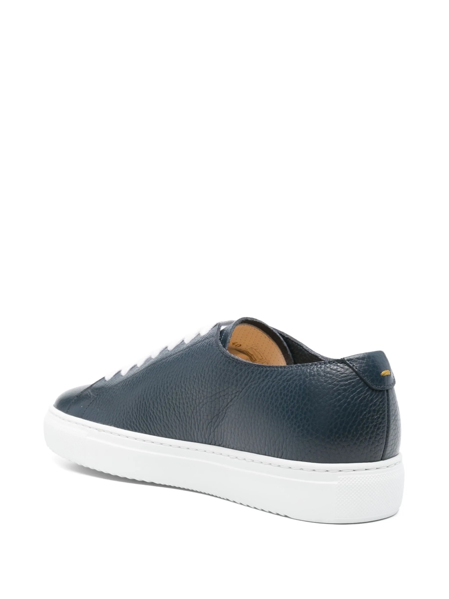 Sneakers Doucal's albastri din piele - Img 3