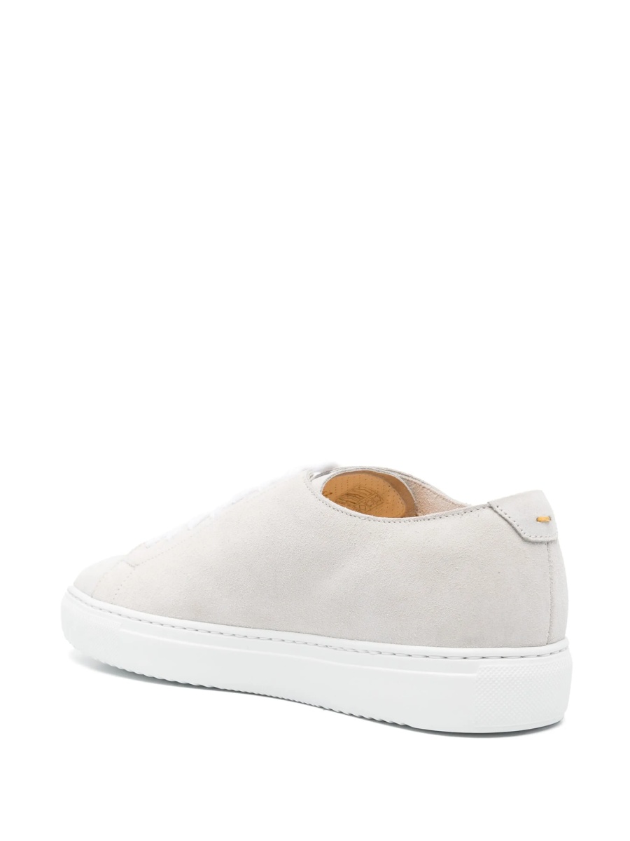 Sneakers Doucal's gri din piele intoarsa - Img 3