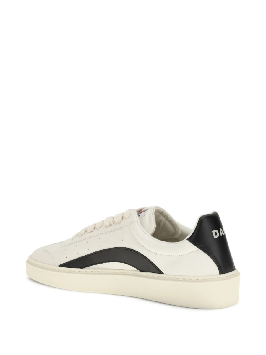 Sneakers DSQUARED2 neutri din piele - Img 4