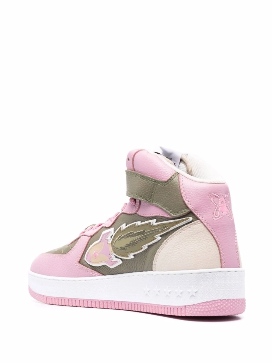 Sneakers ENTERPRISE JAPAN verzi din piele - Img 3