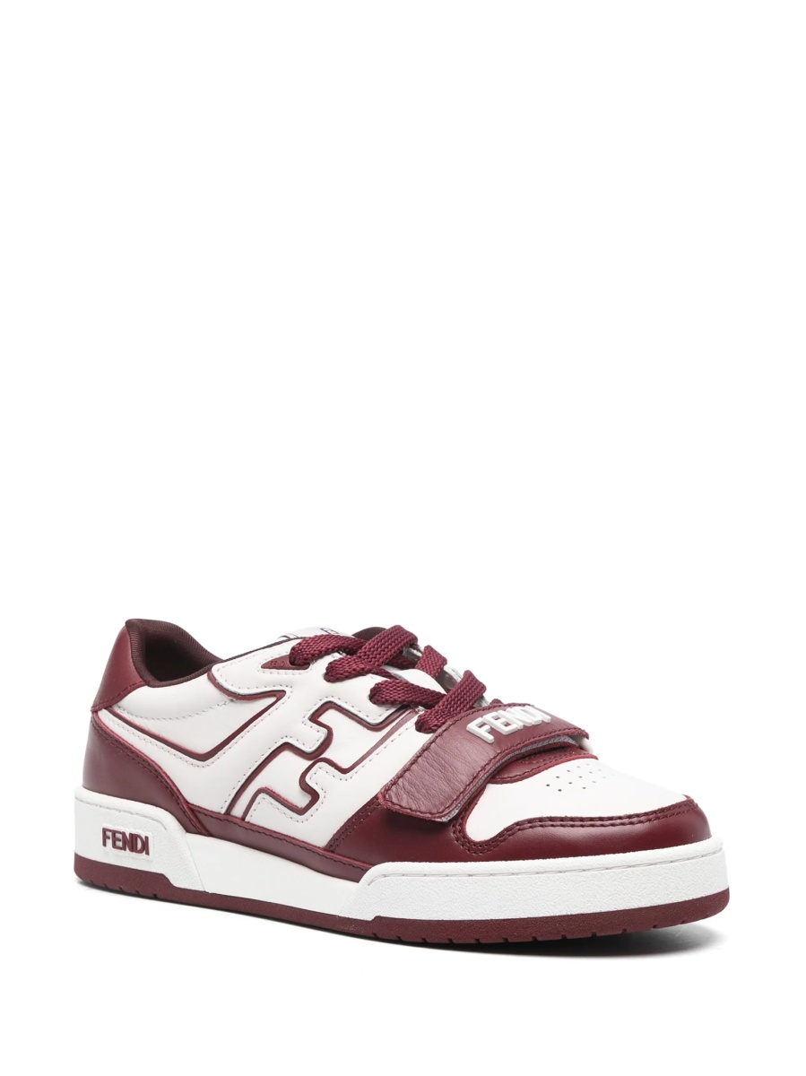 Sneakers Fendi rosii din piele - Img 2