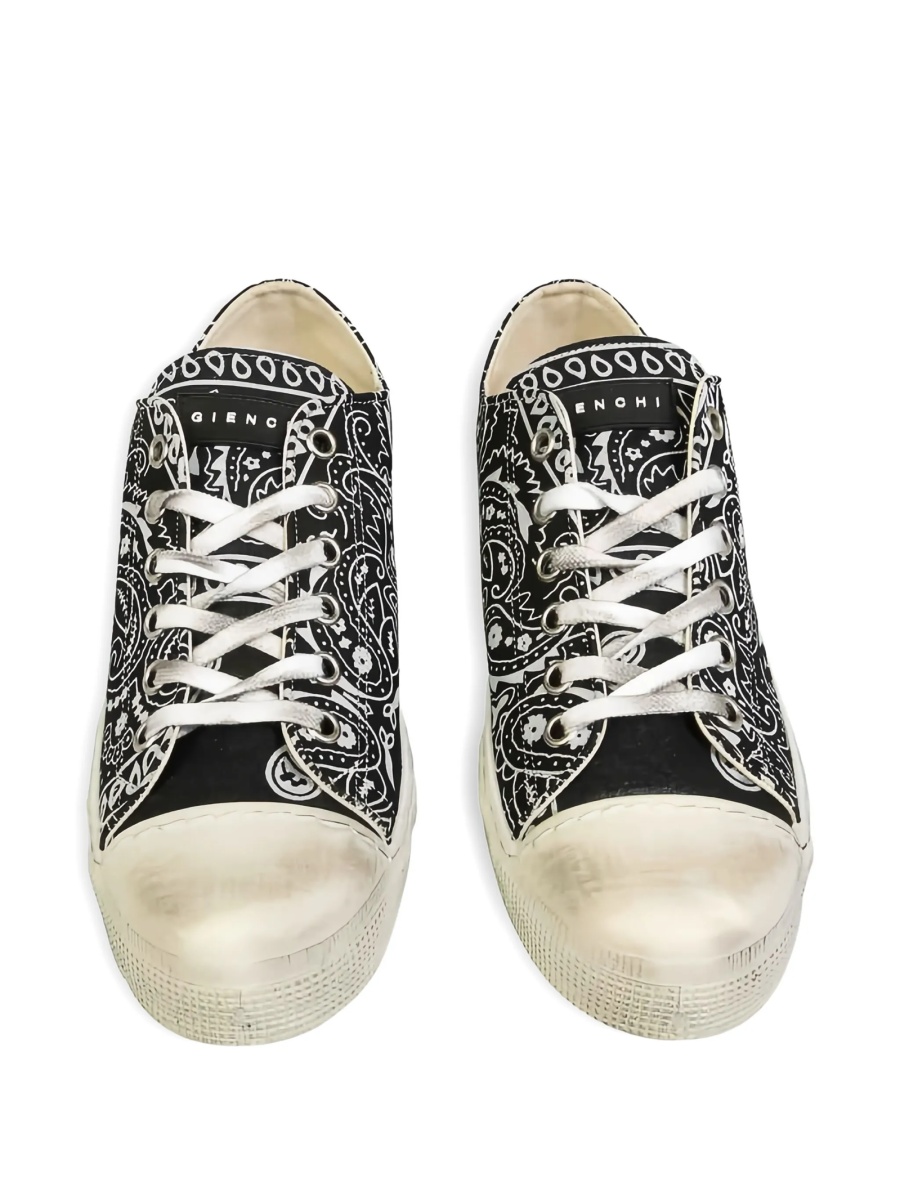Sneakers GIENCHI negri din bumbac - Img 2
