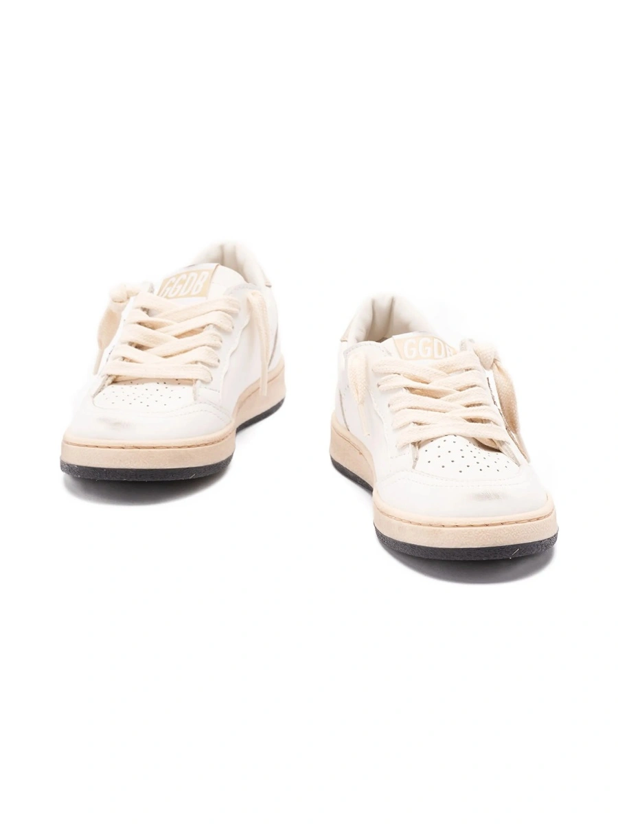 Sneakers Golden Goose albi din bos taurus - Img 2