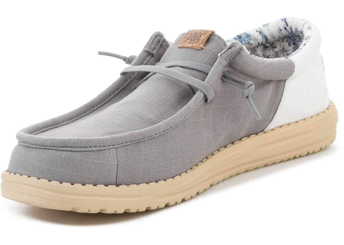 Sneakers HEYDUDE WALLY FUNK SUMMER STITCH FLANNEL GREY/MULTI - Img 3