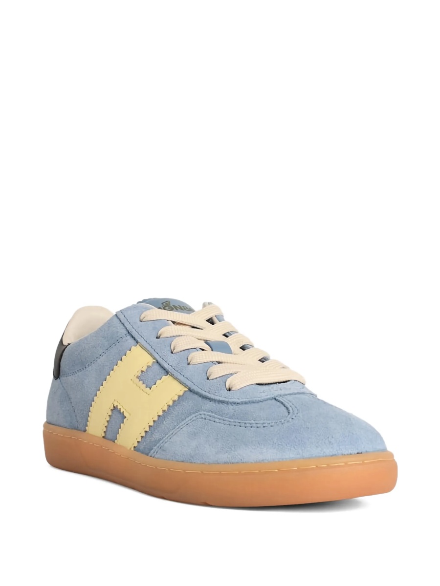 Sneakers Hogan albastri din piele intoarsa - Img 2