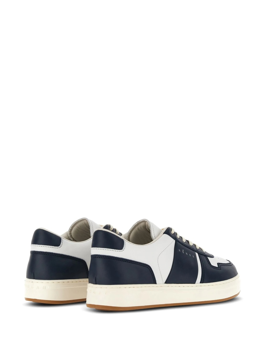 Sneakers Hogan albi din piele - Img 3
