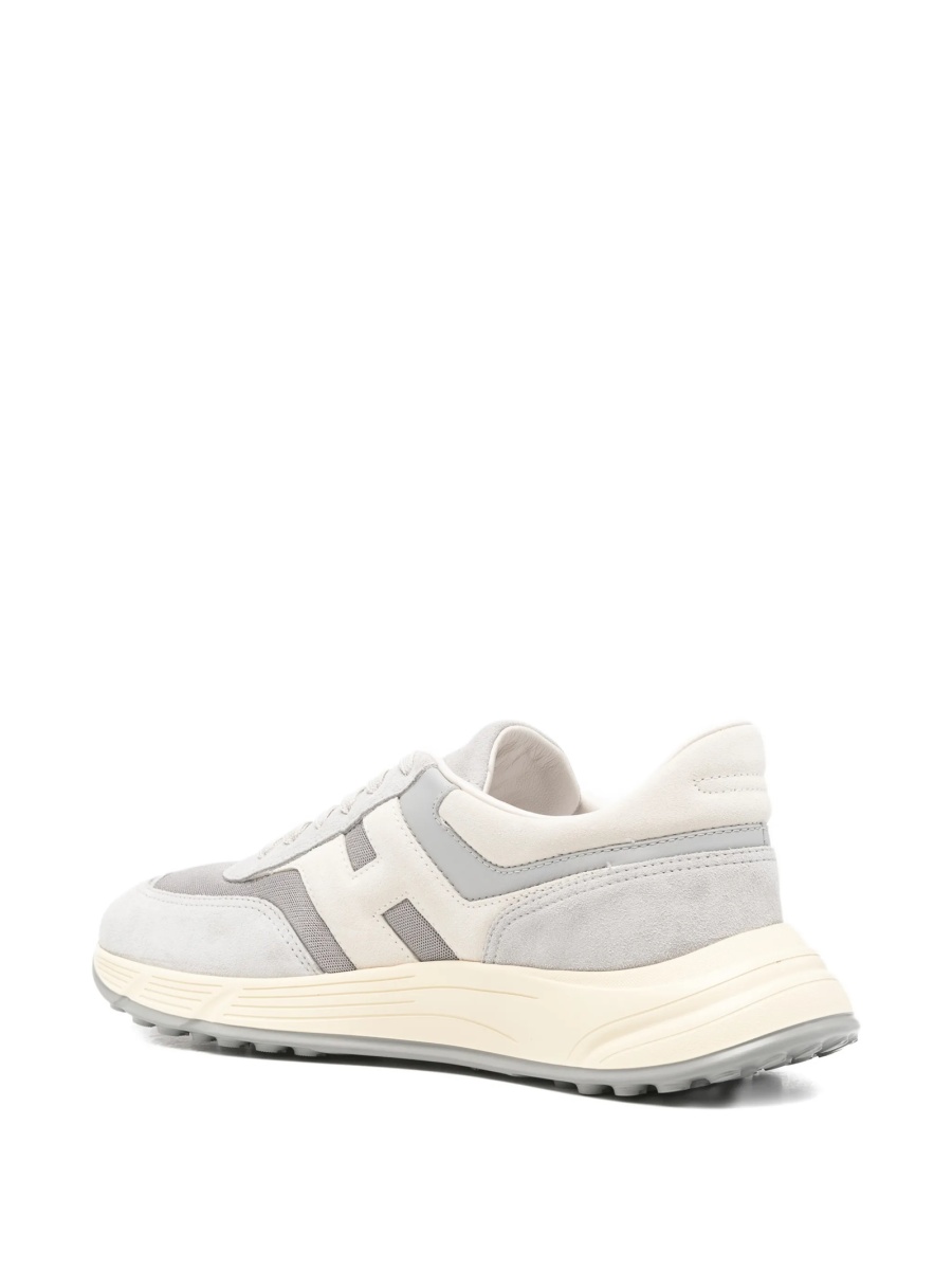 Sneakers Hogan gri din piele intoarsa - Img 2