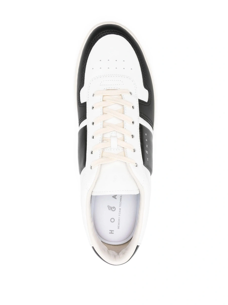 Sneakers Hogan negri din piele - Img 4