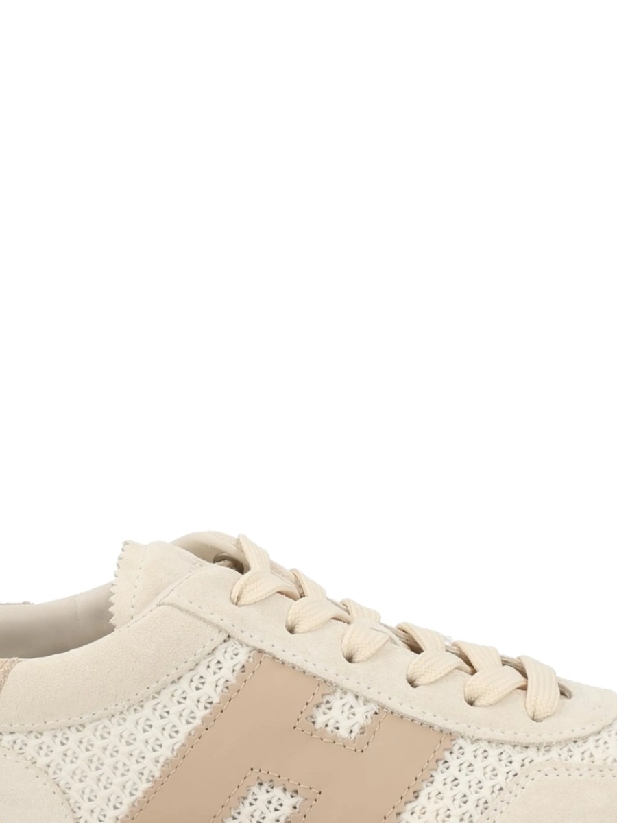 Sneakers Hogan neutri din bumbac si polyester - Img 2