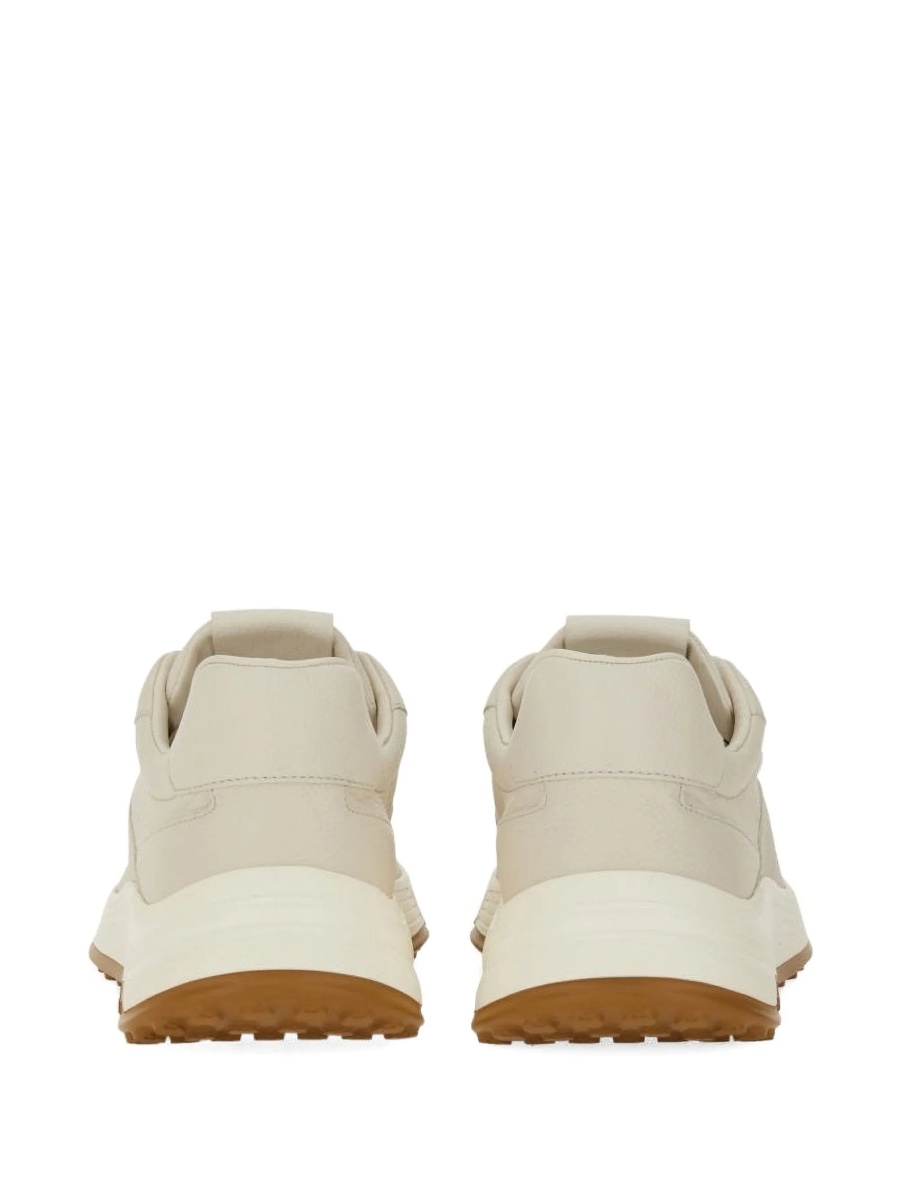 Sneakers Hogan neutri din piele - Img 4